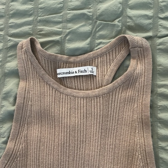 A&F Tan Ribbed Racerback Bodysuit - Picture 3 of 3